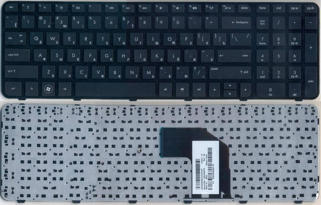 

Клавиатура HP Pavilion G6-2000 черная с рамкой, Черный