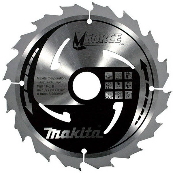 

Диск по дереву Makita B-07901 165 х 20 х 16 зубов