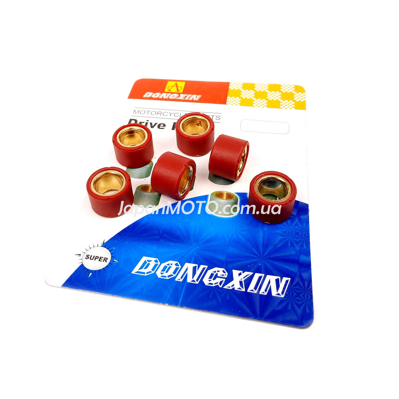 

Ролики вариатора 17*12 Suzuki 7,5г красные DONGXIN