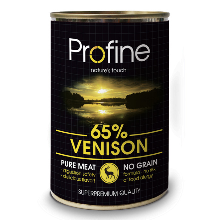 

Влажный корм для собак Profine Venison с олениной 400 г