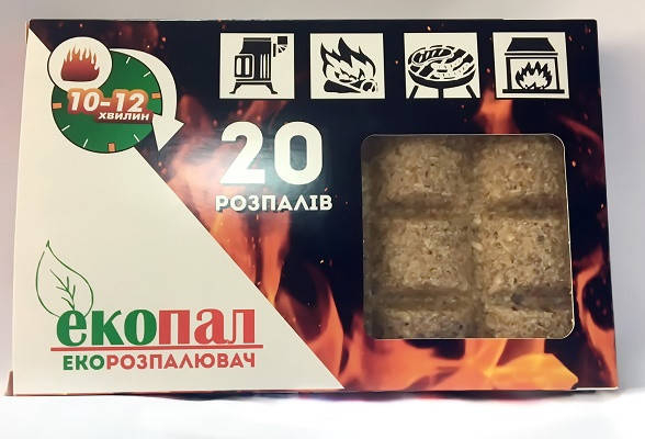 

Разжигатель "Екопал", 20 брикетов