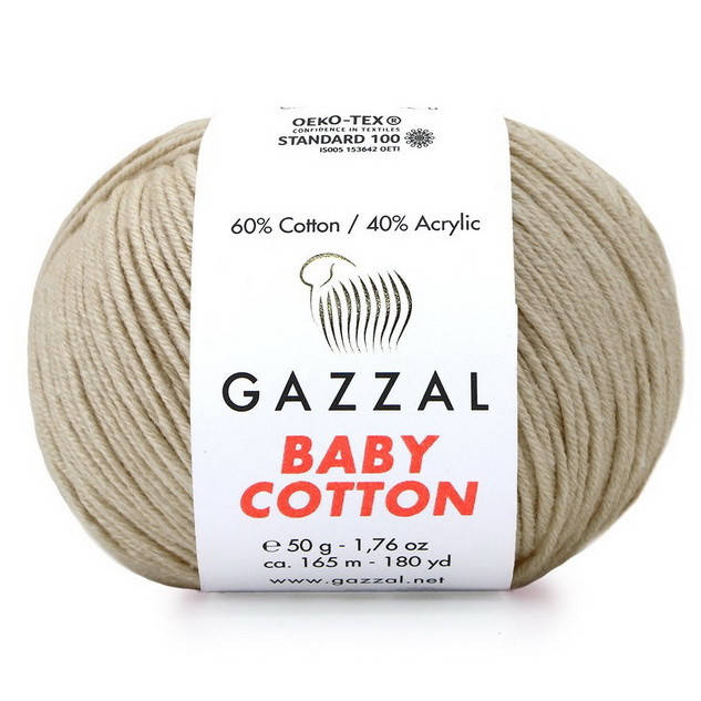 

3446 Пряжа Gazzal Baby Cotton