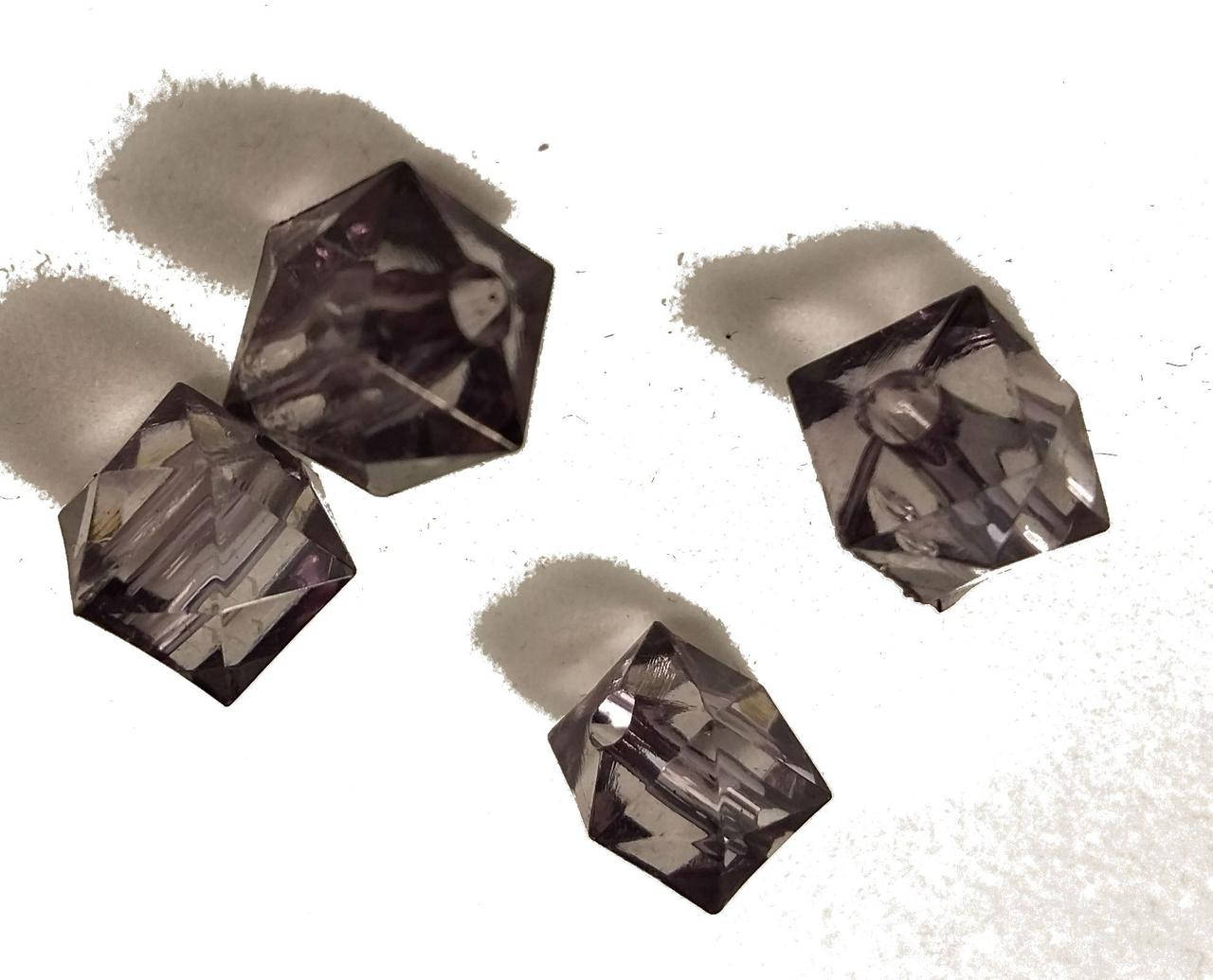 

Бусины прозрачные 0,7мм серые