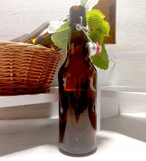 

Бутылка с бугельной крышкой Litva Brown 500мл