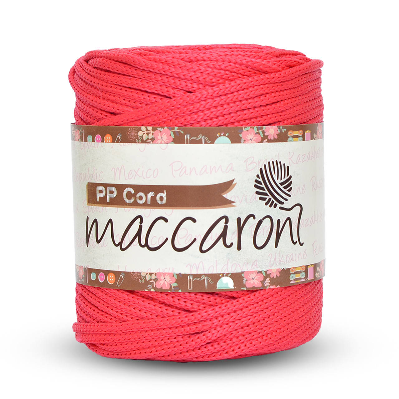

Полипропиленовый шнур Maccaroni PP Cord 5 mm Красный