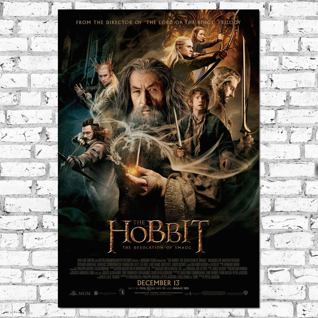 

Плакат "Хоббит: Пустошь Смауга (2013), Lord Of The Rings" (артикул 1981)