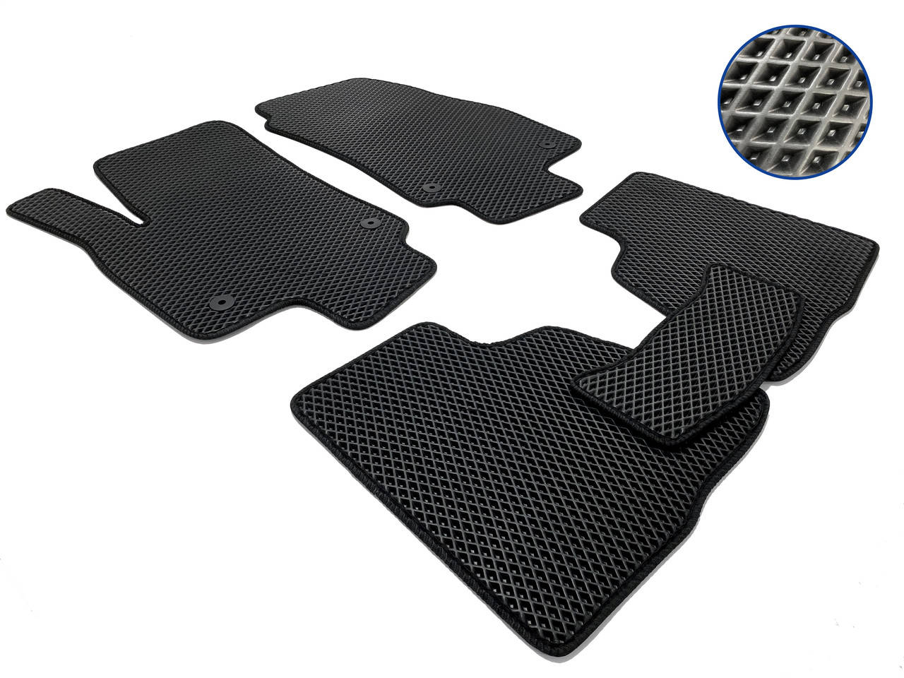 

EVA коврики Opel Astra H (2004-2015) черные AVTM BLCEV1440 (опель астра h), Черный