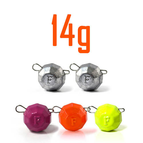 

Груз “Гранёный” 14 гр. Цвет MIX (5 шт.) Fanatik