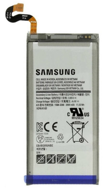 

Аккумуляторная батарея Samsung S8 G950, EB-BG950ABE, EB-BG950ABA (3000mAh)