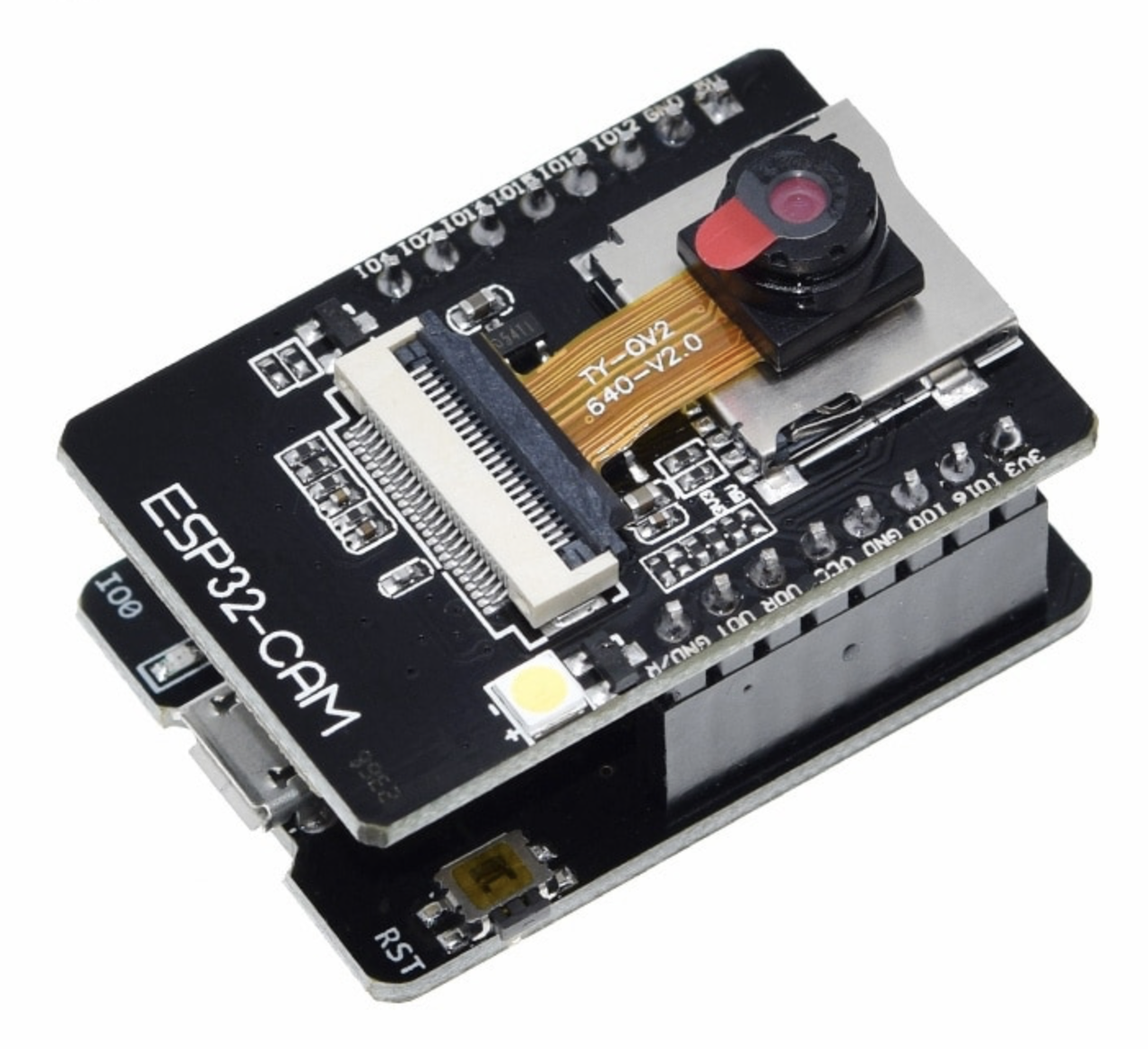 

ESP32-CAM модуль с WiFi и Bluetooth, камерой OV2640 и материнской платой