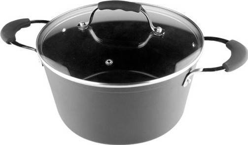 

Кастрюля с крышкой Vinzer Premium Granite Induction VZ-89451 20 см 3.1 л, Серый