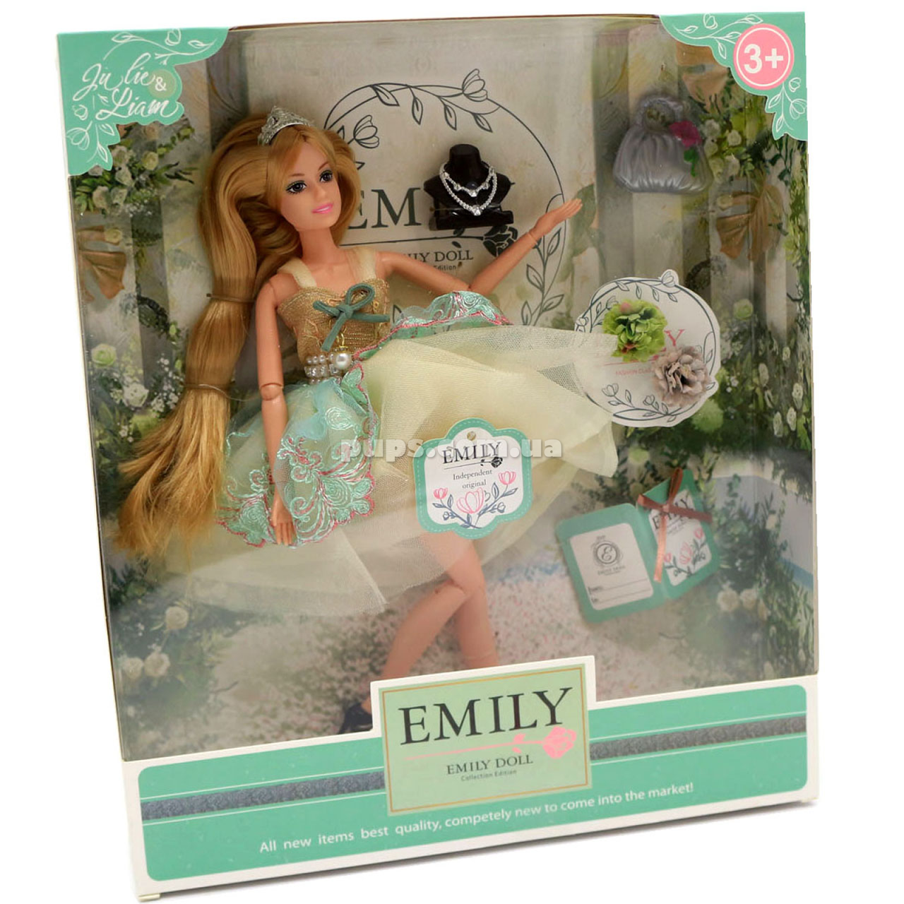 

Кукла Emily 30 см принцесса (QJ088A)