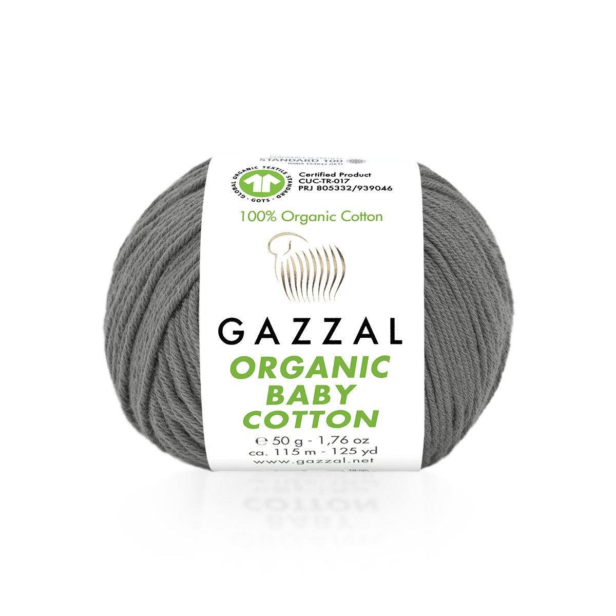 

Gazzal Organic Baby Cotton № 435 серый