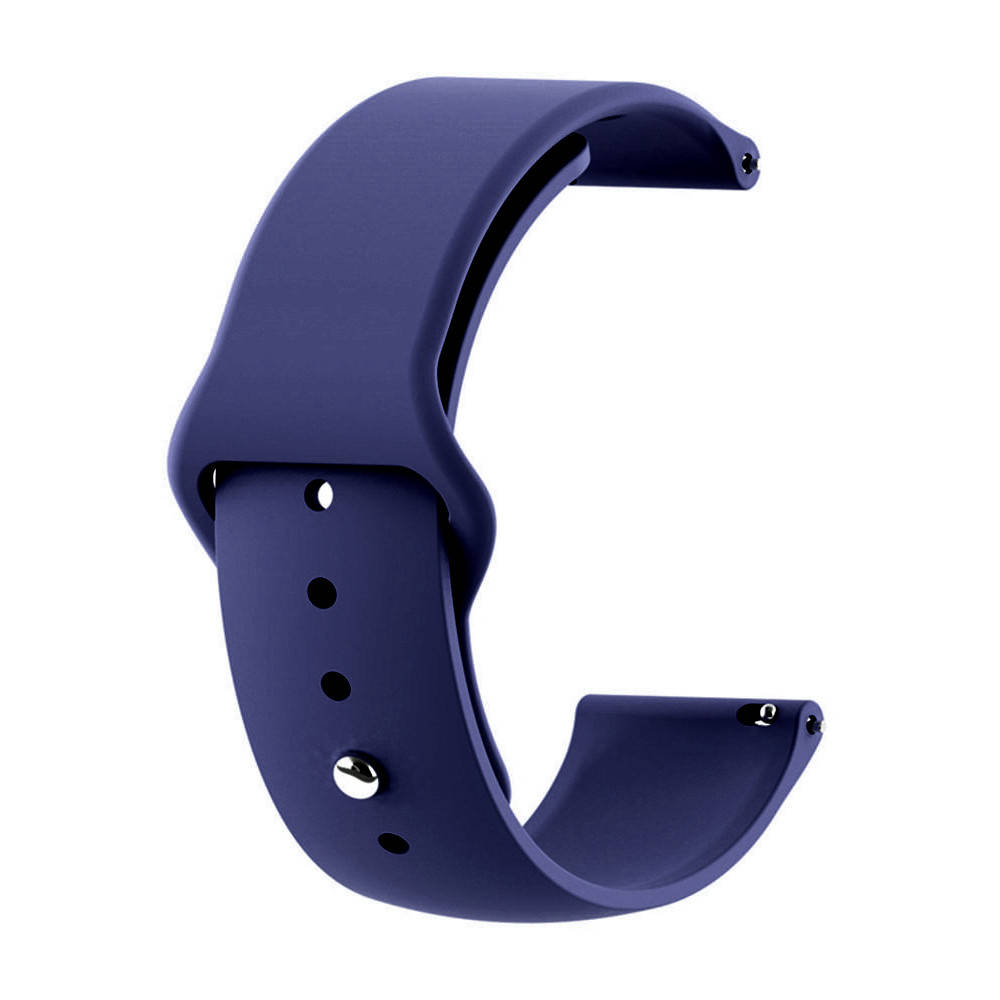 

Ремешок для Amazfit GTS / GTS 2 / GTS 2 mini / GTS 3 силиконовый Темно-синий