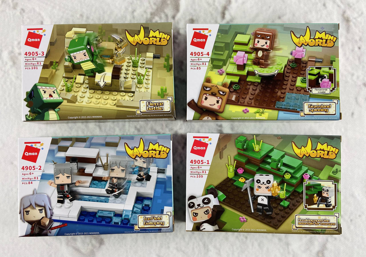 

Конструктор для мальчиков Строение, фигурки От 84 дет. 4905 Qman