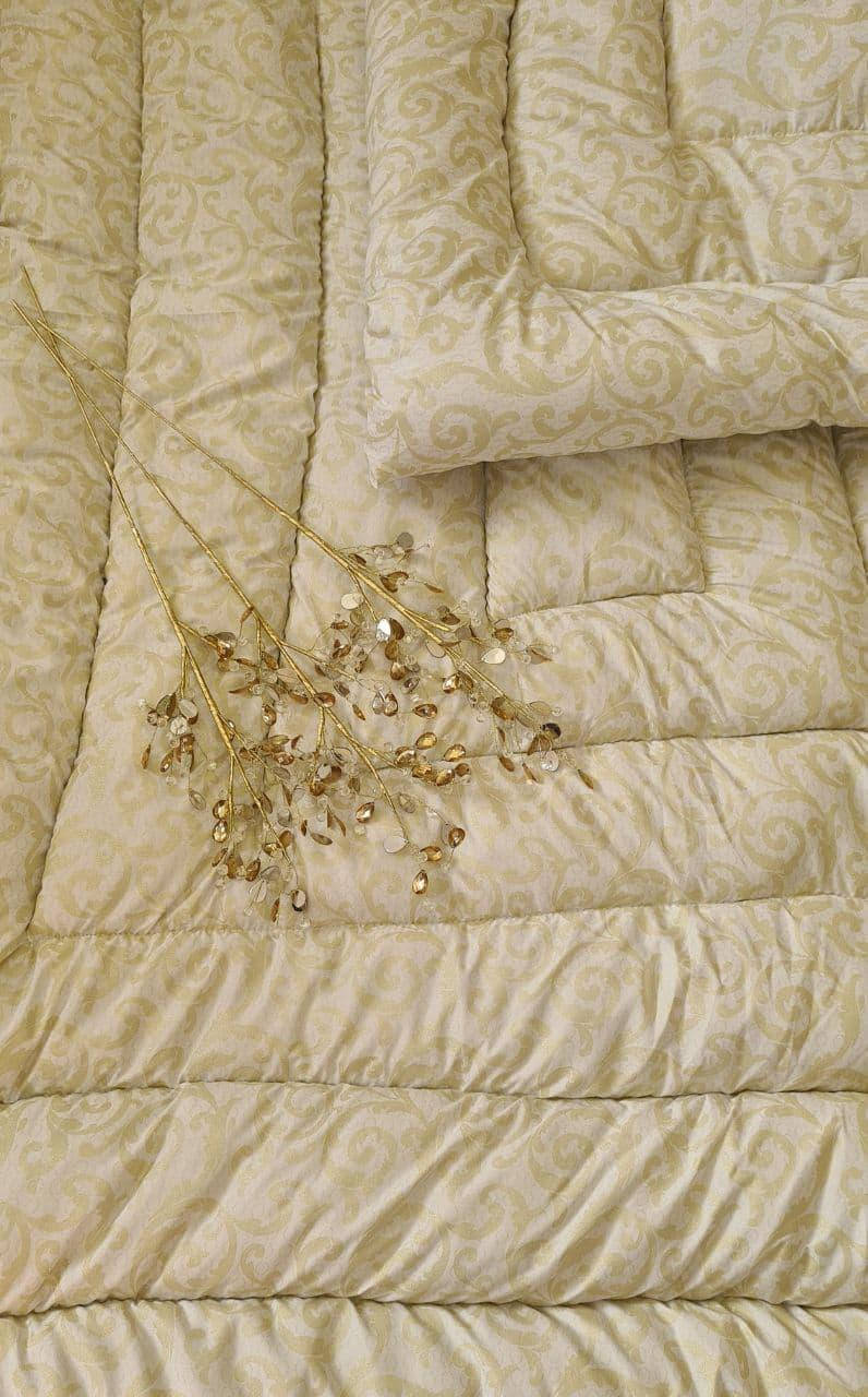 

Одеяло на овчине полуторное 150х215 см, Бежевый