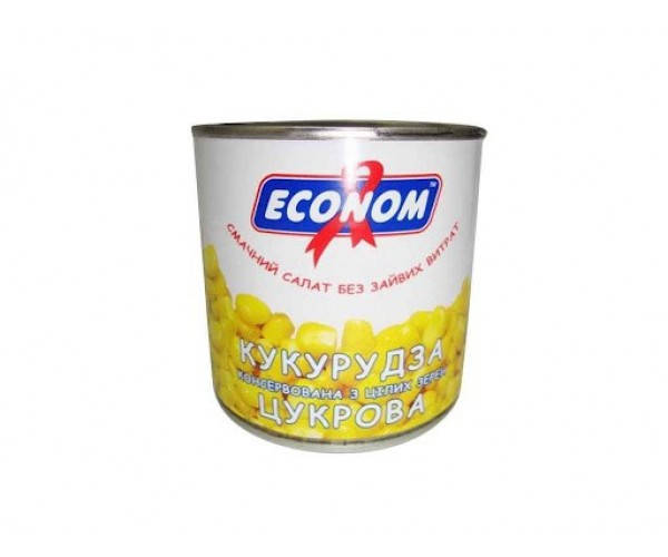 

Кукуруза цукрова "Економ" ж/б в/с 340 г