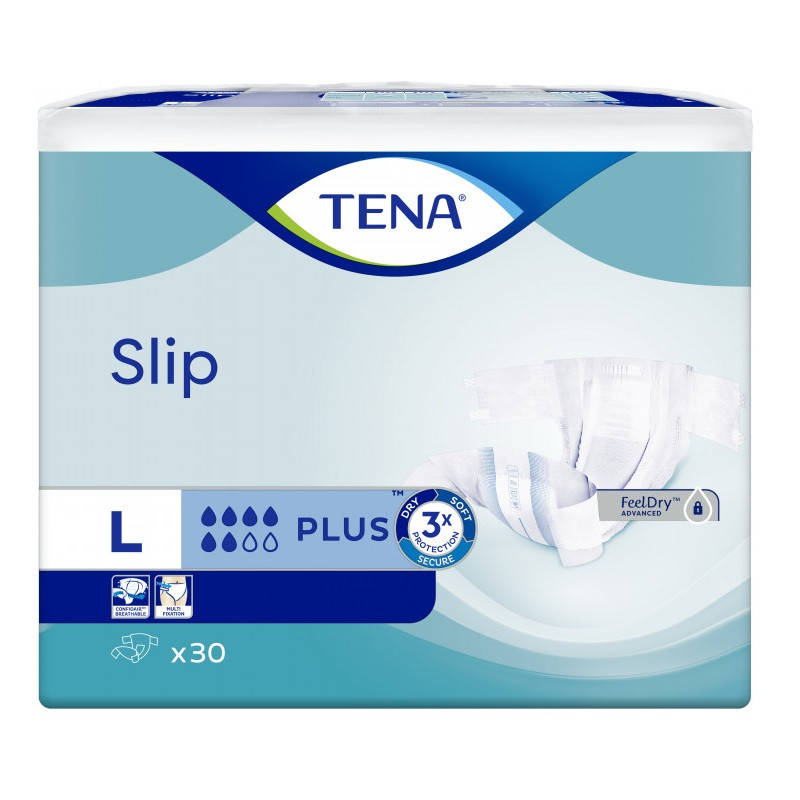 

Подгузники для взрослых Tena Slip Plus Large 30 шт