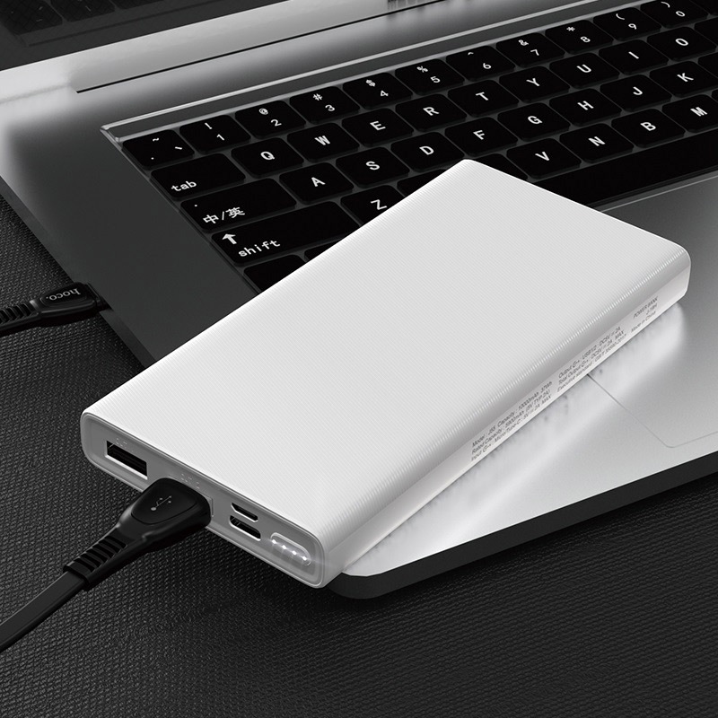 

Powerbank HOCO Neoteric J55 10000mAh |2USB/Type-C, 2A, 37Wh| Белый