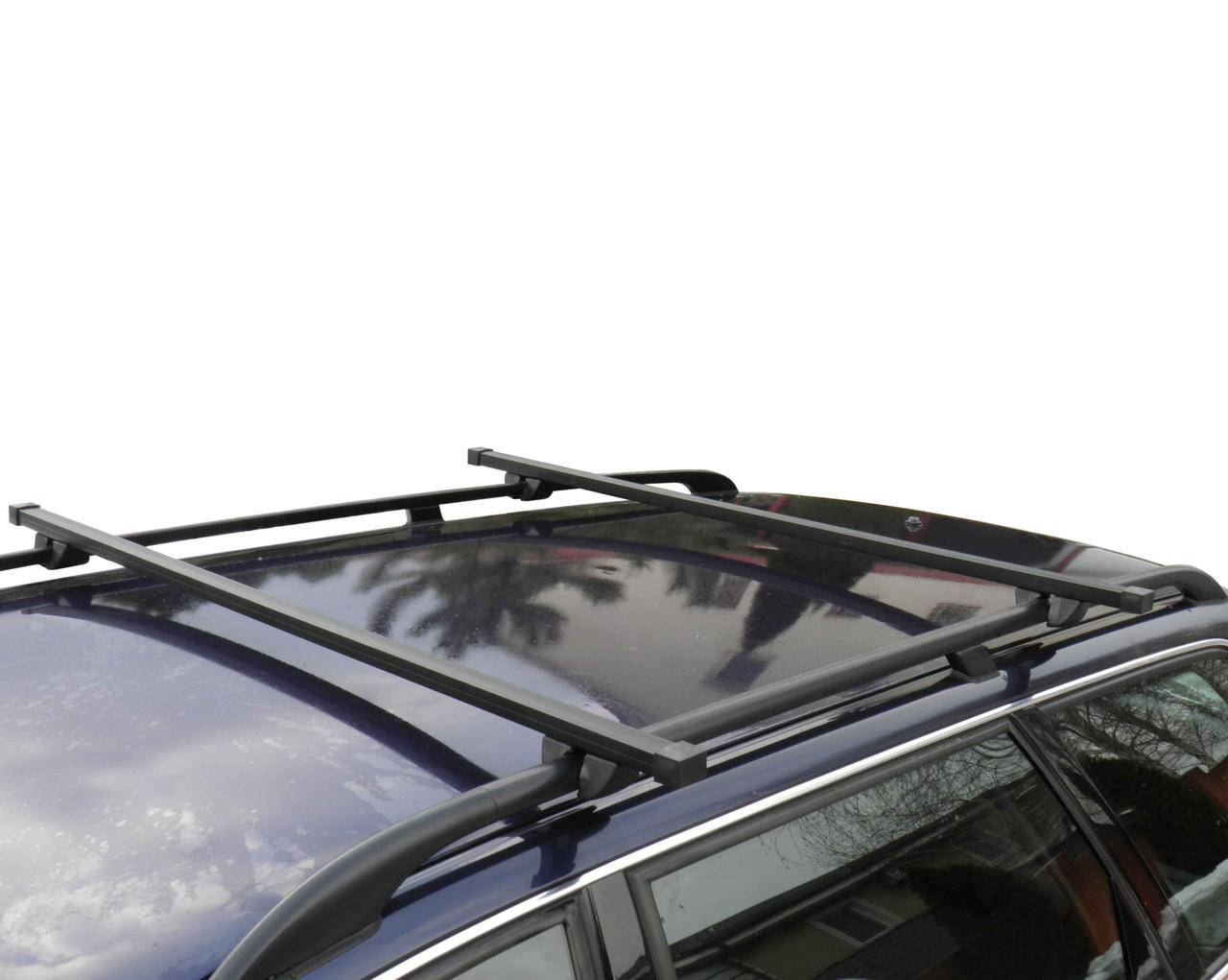 

Багажник на крышу Opel Zafira 1998-2002 на рейлинги, Черный