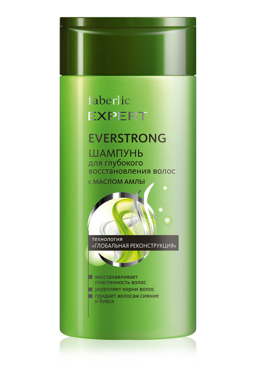 

Шампунь для глубокого восстановления волос с маслом амлы Everstrong Faberlic, 200мл