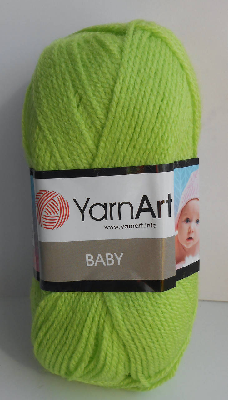 

Пряжа ЯрнАрт Беби ( YarnArt Beby ) №13854, Салатовый