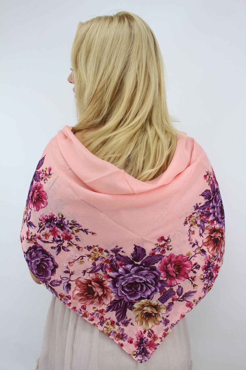 

Хустка батистова турецька "Лейла" 328045, Синий