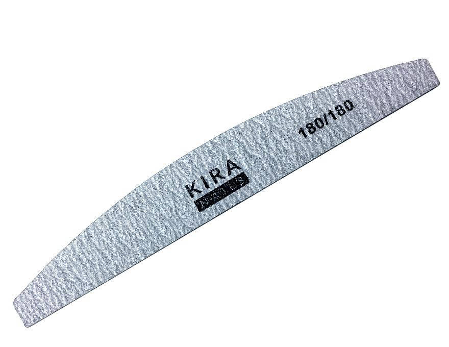 

Пилка для ногтей Kira Nails 180/180, полукруг