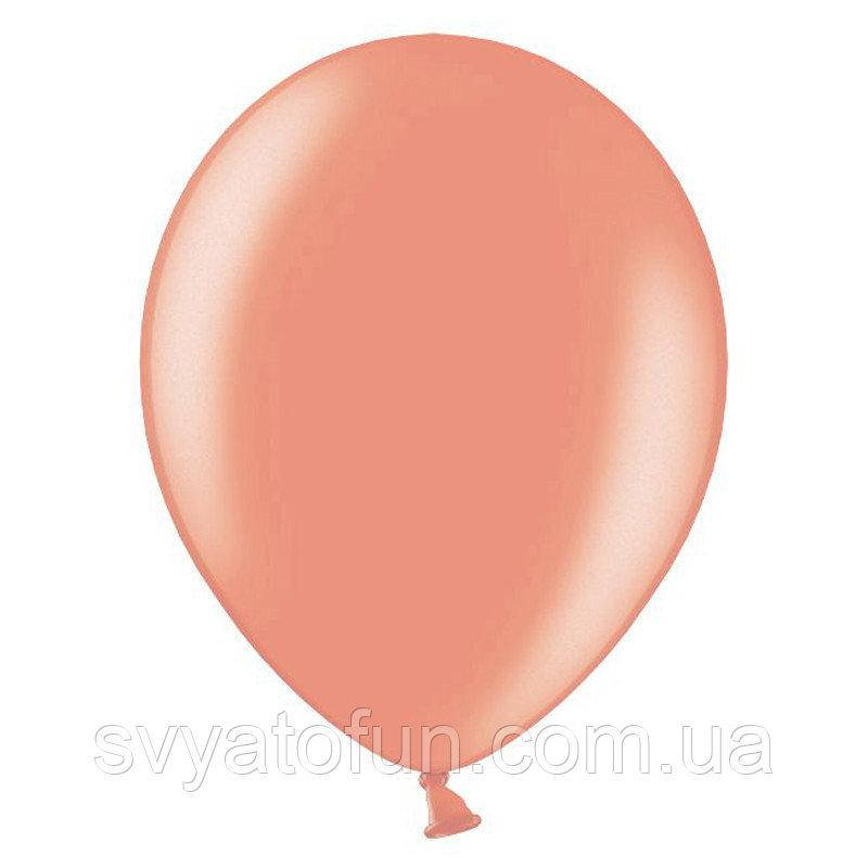 

Латексные шарики 12" металлик В105/091 розовое золото 10шт/уп BelBal