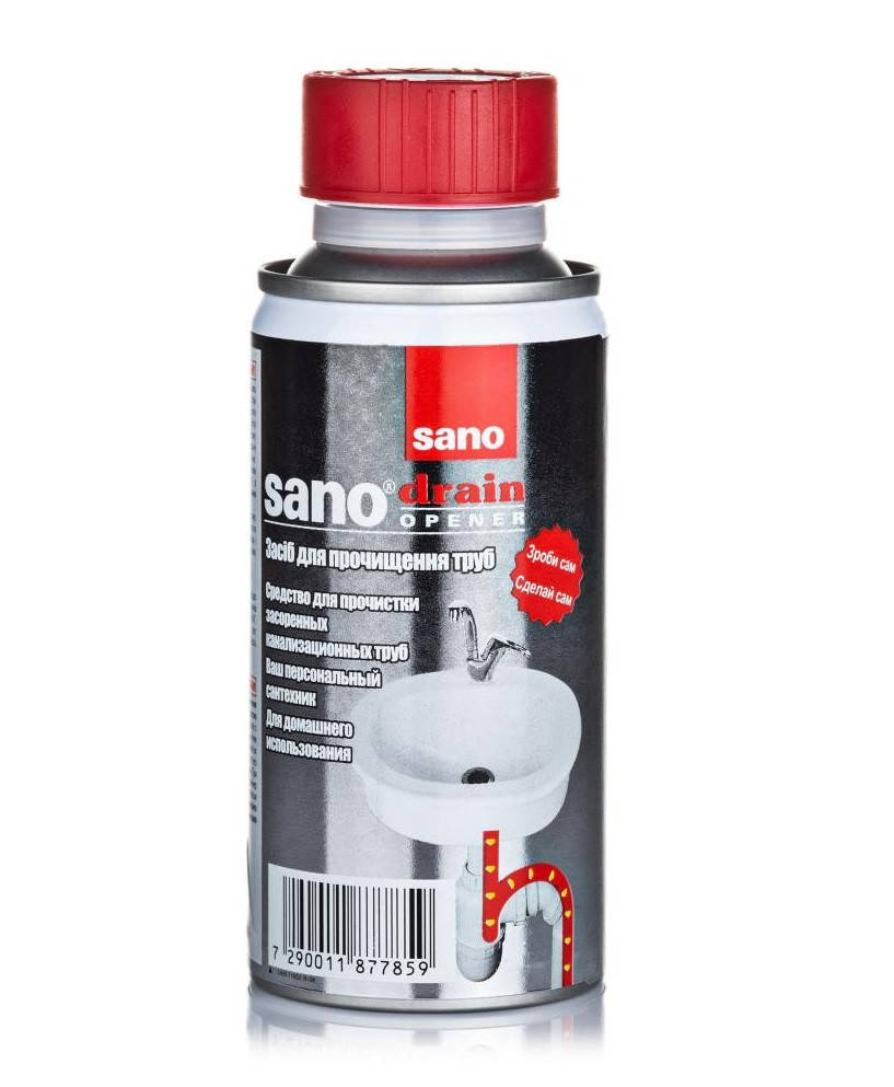

Sano средство для прочистки труб 200 гр