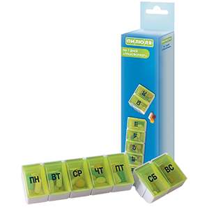 

Контейнер для лекарственных средств Таблетница на неделю «Трансформер»