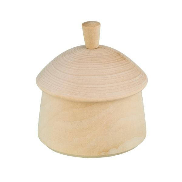 

Шкатулка деревянная Хатка для украшений |заготовка для декупажа |под декорирование| под покраску| 8см