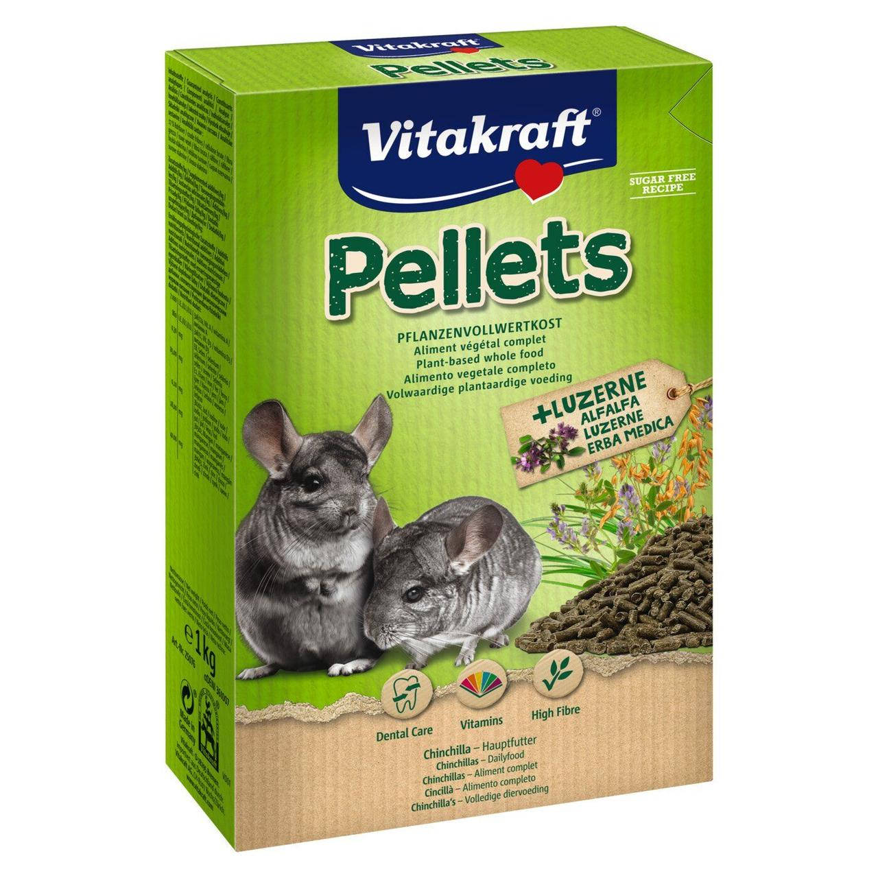 

Vitakraft Pellets Гранулированный корм для шиншилл 1кг