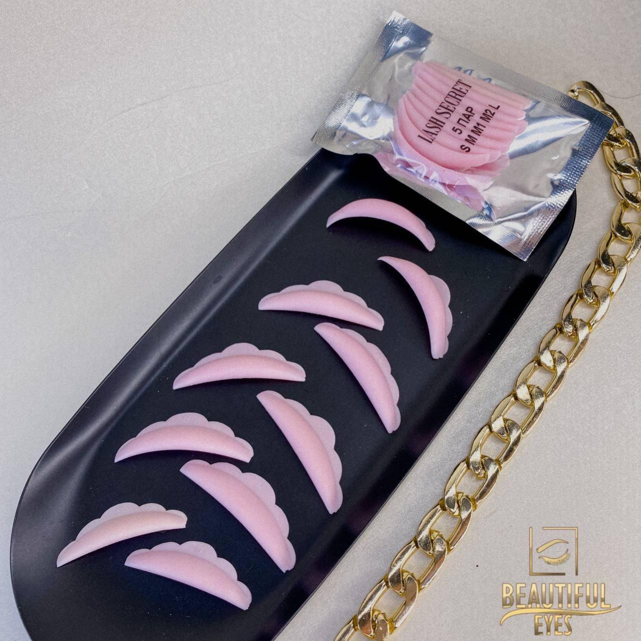 

Валики для завивки Lash Secret рожеві, 5 пар