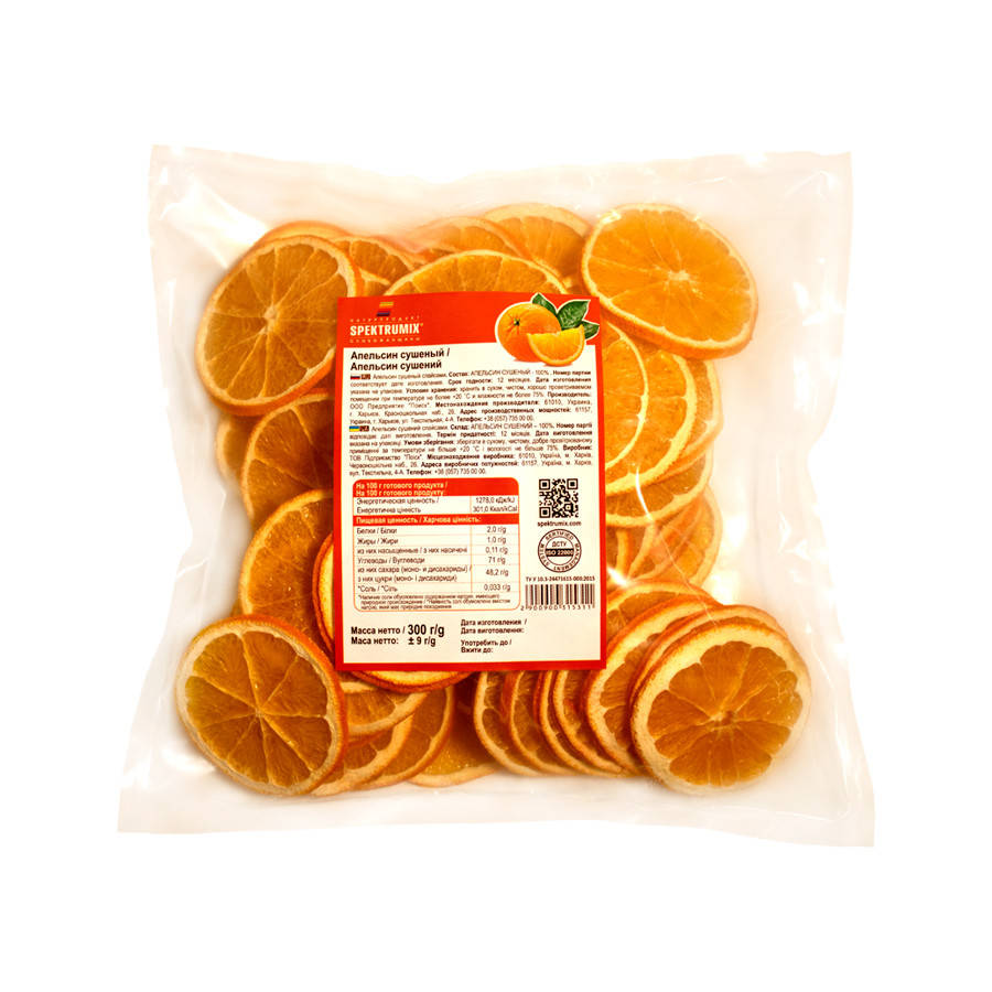 

Апельсин сушеный, 300 г