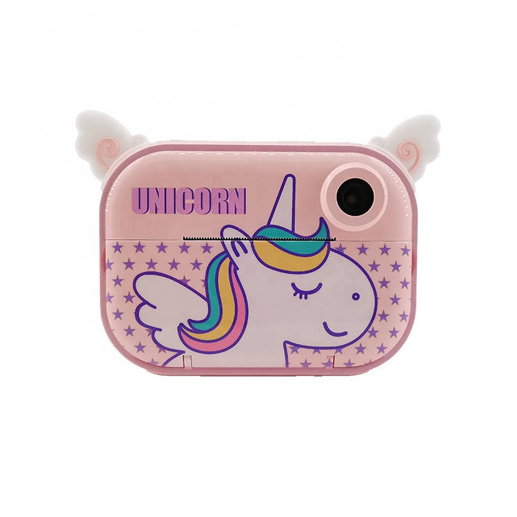 

Детский фотоаппарат мгновенной печати TOY G3 Pro Единорог Unicorn с Wifi Розовый