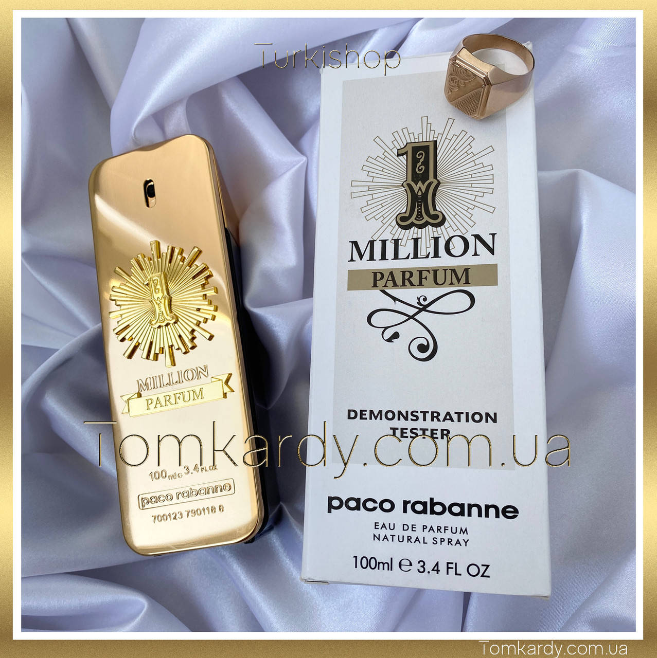 

Мужские духи Paco Rabanne 1 Million Parfum [Tester] 100 ml. Пако Рабан 1 Миллион Парфюм (Тестер) 100 мл.