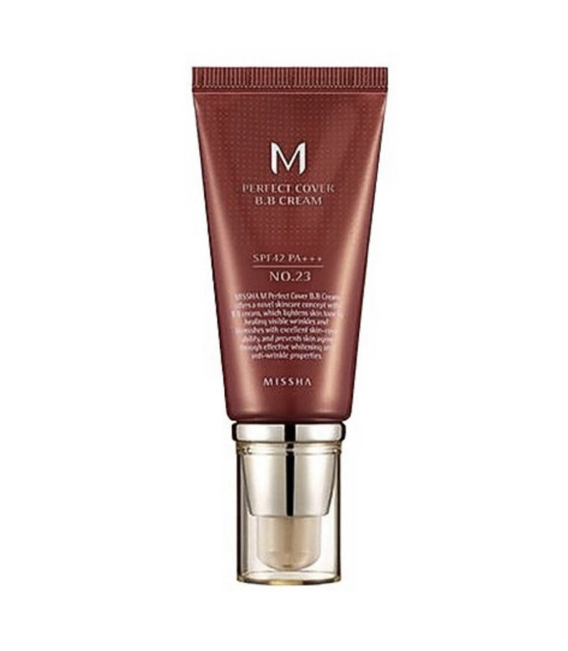

Тональный ВВ крем для лица MISSHA M Perfect Cover BB Cream SPF42 PA+++ #23 тон, 50ml