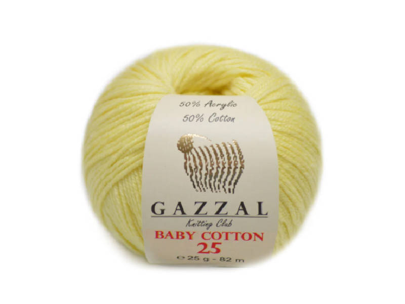 

Gazzal Baby Cotton-25, Цыпленок №3413, Желтый