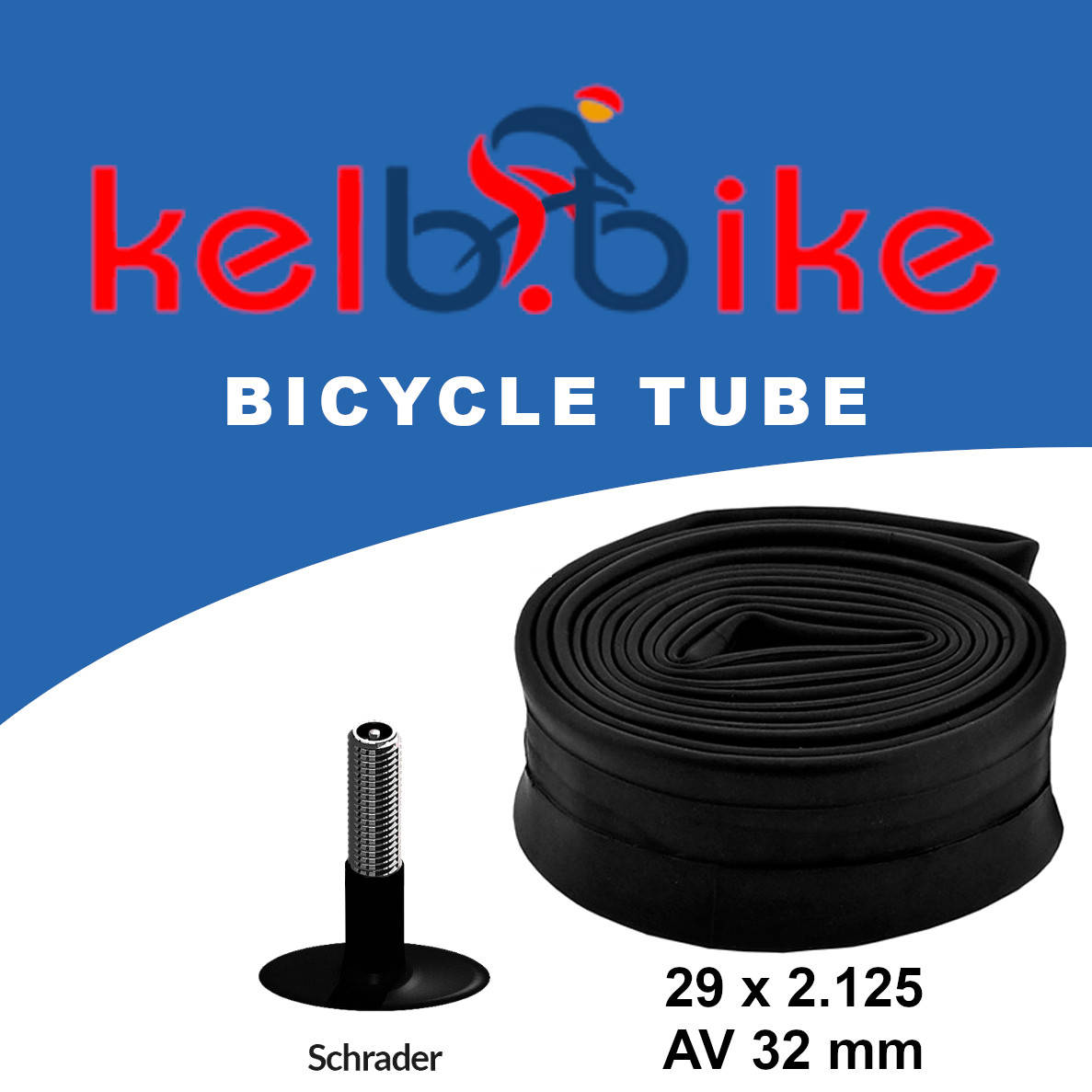 

Камера антипрокольная KelbBike 29 x 2.125 AV 32 мм
