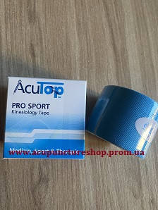 

Кинезио тейп AcuTop Pro Sport 5 см x 5 м, цвет - голубой