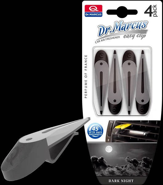

Ароматизатор Dr.Marcus (Освежитель воздуха в машину) Easy Clip - на обдув _ Dark night