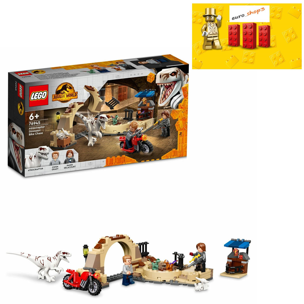 

LEGO Jurassic World Атроцираптор: Погоня на мотоциклі 76945
