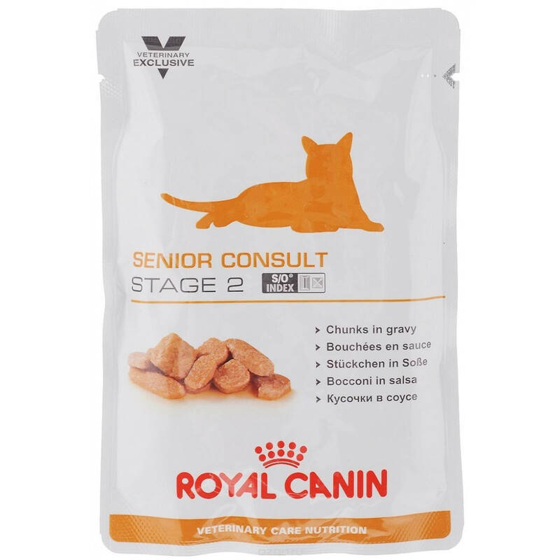 

Влажный корм для котов Royal Canin Senior Consult Stage 2 100 г