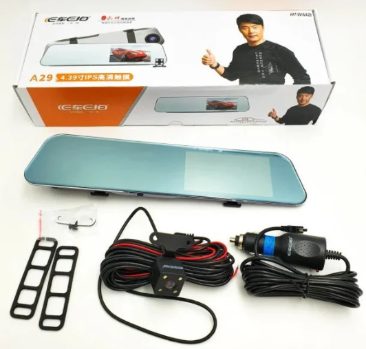 

Зеркало-Видеорегистратор HD1080 с двумя камерами DVR A29