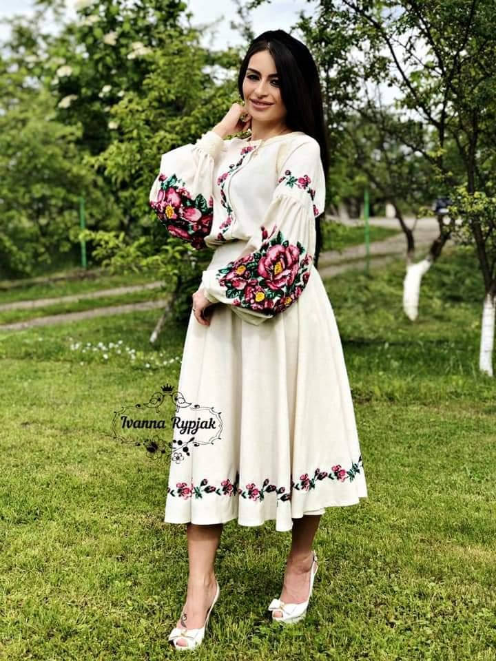 

Заготовка для вишивання сукні ПЖ 275 -2