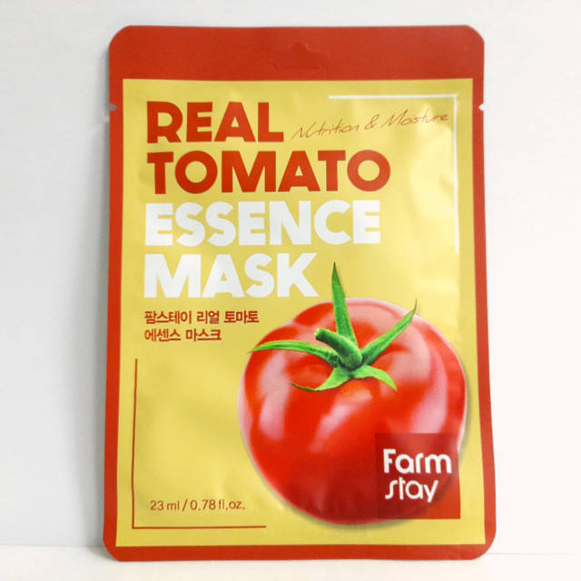 

Тканевая маска для лица увлажняющая с экстрактом томата FarmStay Real Tomato 23 мл