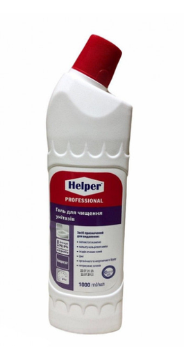 

Гель для чистки унитазов Helper Professional 1000 мл