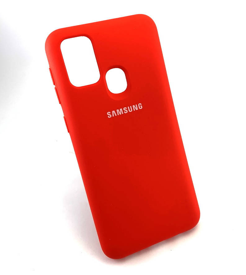 

Чехол для Samsung Galaxy M31, M315 накладка силиконовый бампер противоударный Original Soft Touch красный