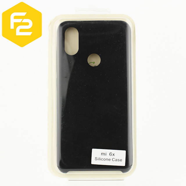 

Чехол для Xiaomi Mi A2 Soft Touch Silicone Case с микрофиброй внутри, Черный